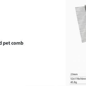 Double-Sided Pet Comb