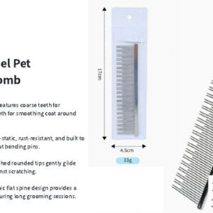 Stainless Steel Grooming Comb