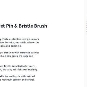 Dual-Sided Pin & Bristle Brush