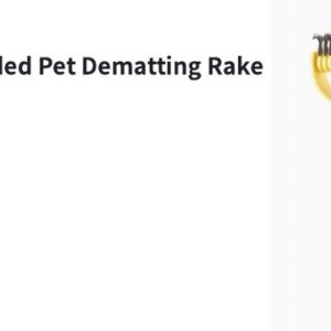 Double-Sided Pet Dematting Rake