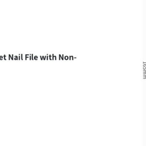 Dual-Sided Pet Nail File with Non-Slip Grip