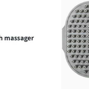 Round Pet Bath Massager