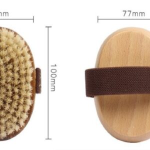 Natural Bristle Pet Bath Brush