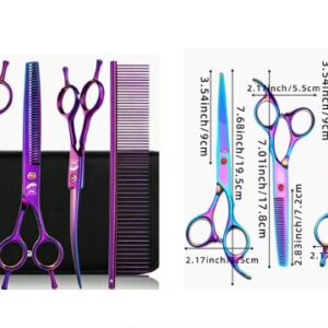 Iridescent Grooming Scissors Set