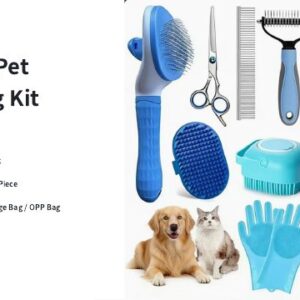 12-Piece Pet Grooming Kit
