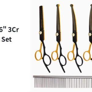 Economy 6-Inch 3Cr Grooming Set - Black