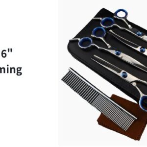 Economy 6-Inch 4Cr Grooming Set - Blue
