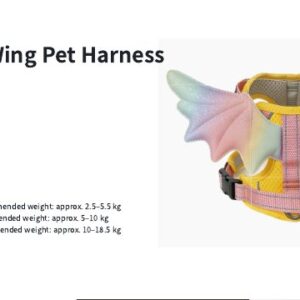 Rainbow Wing Pet Harness