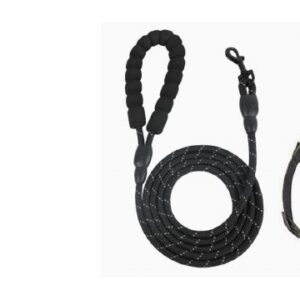 Black Rope Harness & Leash Set
