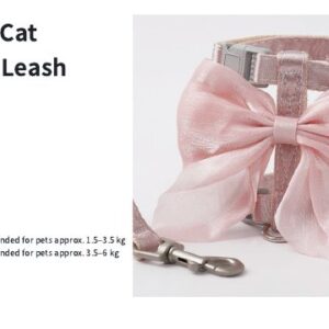 Bow-Knot Cat Harness & Leash Set