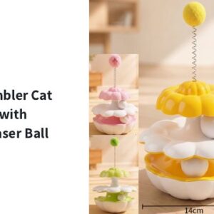 2-Tier Tumbler Cat Track Toy