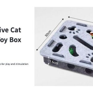 Interactive Cat Puzzle Toy Box