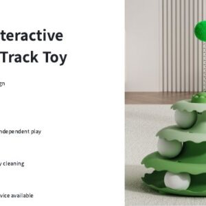 3-Tier Interactive Cat Ball Track Toy