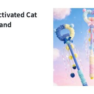 Sound-Activated Cat Teaser Wand